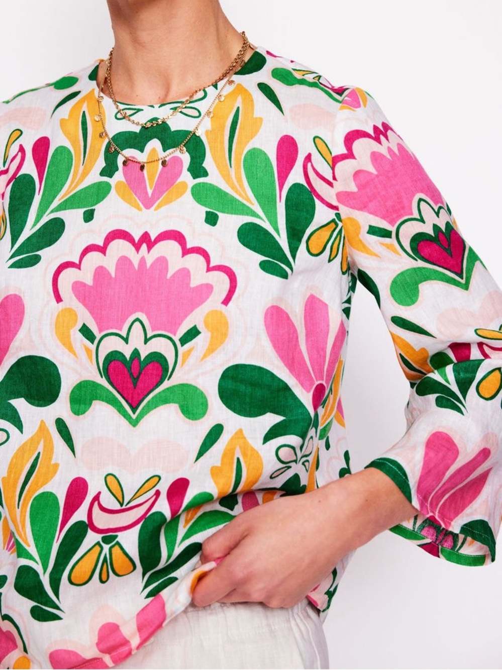 Boden Floral Top - Picture 3 of 8